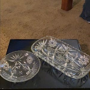 Crystal kitchen items